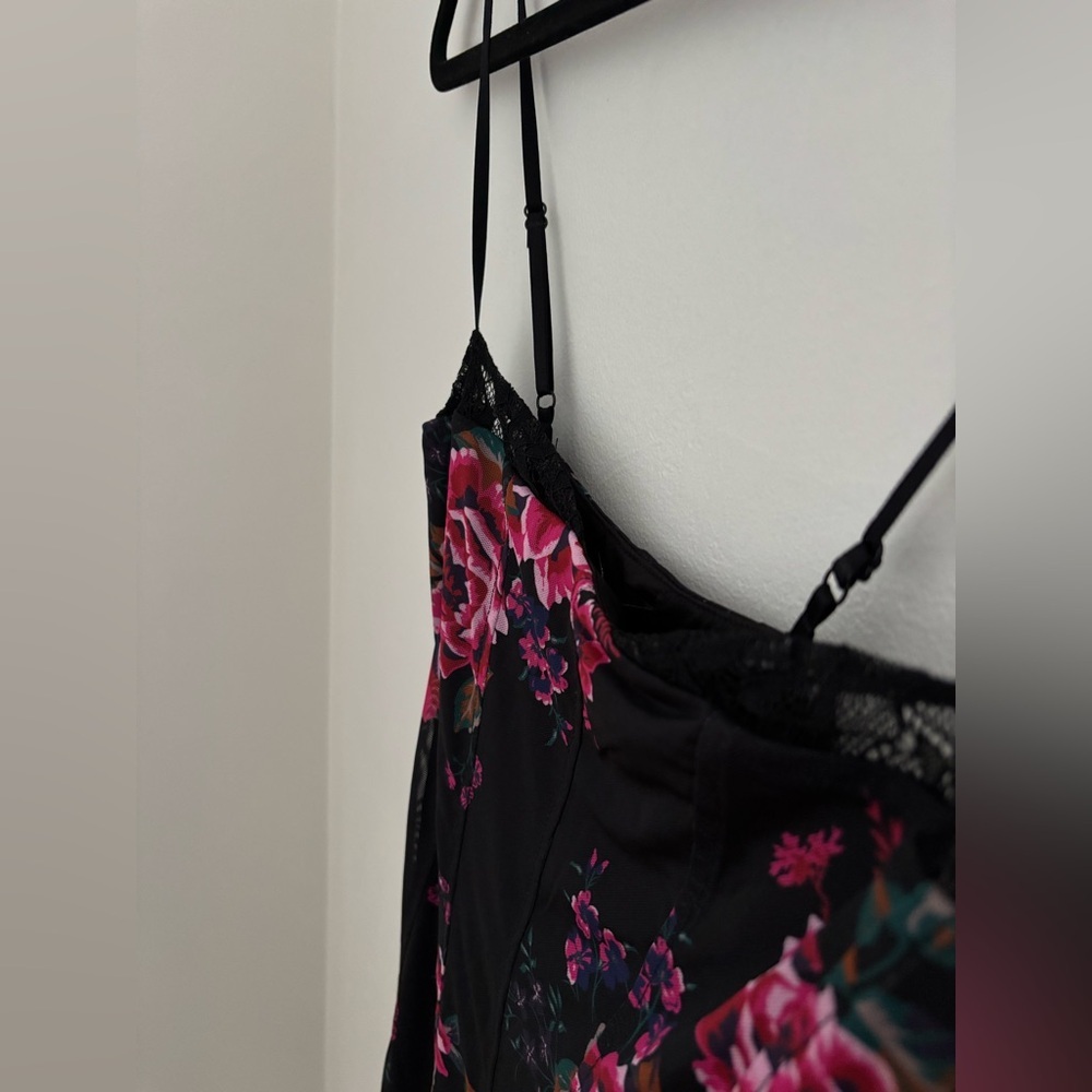 Revolve AFRM Black Floral Mini Dress NWT - Picture 12 of 12